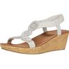 Skechers Beverlee Date Glam, Sandali con zeppa Donna, Off, 37 EU
