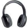 VulTech HBT-11BK Rev. 2.1 Crab2 Cuffie Over Ear Wireless Bluetooth 5.3 Aux con Microfono, Controllo Traccia, Gestione Chiamate, Ricarica Type-C Autonomia 12 ore, Accoppiamento Automatico Android/iOs
