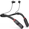 Jectse Cuffie Bluetooth con Archetto da Collo, Auricolari Stereo Wireless con Cancellazione del Rumore con 100 Ore di Durata a Batteria, Auricolare Sportivo Leggero Magnetico