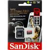 SanDisk Extreme Pro 128GB microSDXC Memory Card + SD Adapter with A2 App Performance + Rescue Pro Deluxe 170MB/s Class 10, UHS-I, U3, V30