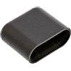 InLine 59948N50 Pack Copertura Antipolvere per USB Type-C Maschio Nero