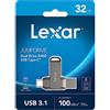 Lexar Clé usb 32go lexar® jumpdrive® dual drive d400 usb 3.1 type-c™
