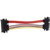 PremiumCord Cavo di prolunga SATA, SATA 22pin / M - SATA 22pin / F