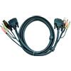 Aten 2L-7D03U KVM-Kabel DVI USB Audio 3m