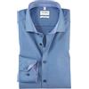 Olymp Uomo Camicia Business a Maniche Lunghe Level Five,Body Fit,Blau 15,40