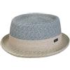LIPODO Ennario Cappello Pork Pie Paglia Screziato Multicolore Prodotto in Italia Uomo Primavera Estate