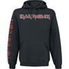 Iron Maiden Killers Storm Uomo Felpa con Cappuccio Nero 50% Cotone, 50% Poliestere Regular