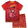 PJ Masks Pigiama a Maniche Corta per Ragazzi Owlette Rosso 4-5 Anni