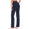 icyzone Pantaloni da Donna Sportivi Dritto,Larga Pantaloni da Tuta Vita Alta con Tasca Pantaloni Yoga Fitness Pilates