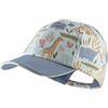 Sterntaler Berretto da Baseball Unisex in Filato di Fiamma, Jersey Stampato con Cappello da Baseball Safari Animali, Verde Ghiaccio, 55
