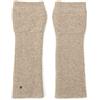 UNDERCONTROL Gold Label Cashmere Wool Blend Maglia Soft Touch Foro per il pollice Senza dita Donna Manicotti lunghi per inviare SMS Guanti per cellulare Corea (BEIGE)