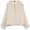 VERO MODA Vmpetra LS Shirt Wvn Ga Noos, Farina d'avena, S