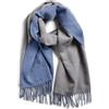 PIECES Sciarpa da donna Pcnoah Two Toned Long Scarf Noos Bc, Denim sbiadito. Dettagli: visone siilver, Taglia unica