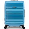 Eminent Voyager Trolley Bagaglio a Mano 55x40x20, Espandibile, Rigido, 4 Ruote, Leggero, Lucchetto TSA, 2,7 kg, 39L, Valigia Cabina Viaggio Aereo Turchese