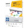 Fellowes 120pk A4 Pouches per plastificazione, Finitura lucida, 120 fogli - Ideale per avvisi e foto - Esclusiva Amazon
