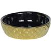 Nobby Ciotola in Ceramica per Gatti, Oro, Oro, Diametro 14 x 4 cm, 0,25 l, 1 Pezzo, Nero