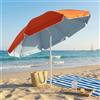 MIlani Home Ombrellone da spiaggia in alluminio colore casuale