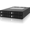 Backplane IcyDock 4x6,3cm SATAI-III/SAS in 1x5,25" HDD/SSD [MB994SK-1B]