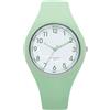 BIEWO Orologi per Giovani Donne, Serie Lady Jelly, Orologio da Polso Sportivo con Cinturino in Silicone, Quarzo Elettronico Semplice da Infermiera, Verde Matcha., giapponese