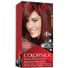 Revlon ColorSilk Colorazione Permanente Capelli Fai-da-te a Casa, Senza Ammoniaca e Arricchita con Cheratina, 49, Castano Mogano