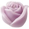 Cereria Di Giorgio - Candela a forma di Bocciolo di Rosa - Colore Viola polvere - Diametro 8 cm Altezza 8 cm - Sacchetto Regalo - Spring Collection - Artigianale