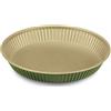 Guardini, Stampo crostata Ø 28 cm, Acciaio con rivestimento antiaderente a base di Cera di Carnauba, Colore verde/beige, Made in Italy, Linea B-Nat