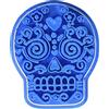 Cuticuter Teschio Messicano Taglierina Biscotti Halloween, Blu