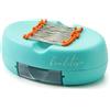 Beaditive Puntaspilli magnetico con cassetto, forte supporto magnetico per cucito, 50 spilli con testa in vetro inclusi, elegante portapillole per spilli da cucito, graffette (turchese)