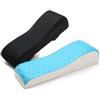 LargeLeaf Cuscini per braccioli per sedia, cuscino per gomito, sollievo dalla pressione, sedia da ufficio, sedia da gioco, con braccioli in memory foam (Ergonomico+Gel)