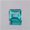 6X6 MM Zaffiro Parti Blu-Verde Naturale A Cielo Quadrato Taglio Gemma Sciolta