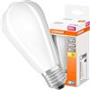 LEDVANCE Osram LED lampadina a filamento ST64 Edison 4W = 40W E27 opaco 470lm FS bianco caldo 2700K