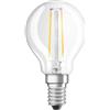LEDVANCE Lampadina LED E14 P45 2,5W = 25W 250lm 4000lm Neutro 300° Filamento OSRAM STAR