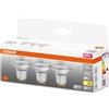 OSRAM Scatola OSRAM con 3 faretti PAR16 LED 36° - 2,6 W equivalente a 35 W GU10 - Bianco caldo