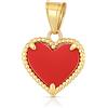 Gioielleria Lucchese Oro Ciondolo Cuore Oro Giallo 18kt GL102550