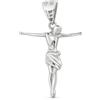 Gioielleria Lucchese Oro Ciondolo Corpo di Cristo Oro Bianco 18kt GL102554