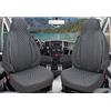 BREMER SITZBEZÜGE Coprisedili per conducente, su misura, compatibili con Ducato, Weinsberg, Adria, Dethleffs, accessori per camper, set da 2 pezzi, incl. copribraccioli,