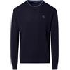 NORTH SAILS Maglione Uomo in Misto Cashmere con Girocollo e Logo Ricamato