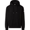 NORTH SAILS Felpa Hoodie Uomo in Cotone Bio con Inserti Laterali a Coste