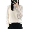 Ailaile 100% lana merino maglione donna collo alto manica lunga caldo lavorato a maglia pullover autunno inverno base top