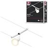 Paulmann CorDuo, punto luce per sistema di cavi per faretti, 94445, Salt, massima CC 10 Watt, cavi estensibili, bianco opaco, in plastica, GU 5,3, senza lampadine