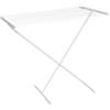 MSV - Stendibiancheria a 1 ripiano - Acciaio bianco - Capacità di asciugatura 10 m - Dimensioni 81x55x83 cm - Resistente alla corrosione - Per uso interno ed esterno - Pratico e durevole