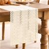 LRartdeco Runner da Tavola Beige Runner Tavolo Moderno Boho Rettangolare Tavolo da Pranzo Decorazioni Autunnali Stile Rustico da Fattoria, Perfetto per Feste Cucina, Matrimoni e Celebrazioni 30 x 140 cm