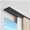 LXSEHN Binario per Tenda a Doppia Riga, Binario per Tenda da Soffitto (230 cm)