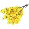 YJDOORPLAY Rami di fiori di pesco artificiali, 67,1 cm, decorativi in seta, multicolore, fiori finti per casa, matrimoni, hotel, soggiorno, decorazione interna (giallo pesca)