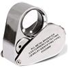 Kingmas illuminato gioielli Eye Loupe 2 Lens 30 x 22 mm, 60 x 12 mm Jewelers lente di ingrandimento con illuminazione a LED 30x 21mm