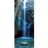 A.Monamour Adesivo Porta Autoadesiva 3D Cascate Di Milameris Nei Monti Troodos Cipro Vinile PVC Adesivi per Porte Interne Pellicola Adesiva Poster Sticker Murale Parete Carta da Parati