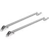 Wakects Molla di Supporto per Sportello, Molla a Gas per Portello, 304 Acciaio Inossidabile 21 Cm 1,1 Cm, Supporto Fino a 4,5 kg con Cavo di Sicurezza per Yacht, Porta e Finestra
