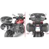 Givi Portavaligie Laterale MONOKEY-SIDE per Valigie V35-V37 Givi