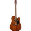 Fender CD-60SCE Chitarra Elettro-Acustica Dreadnought, Corpo Interamente in Mogano, Adatta a Principianti e Intermedi, Include Lezioni Virtuali Gratuite