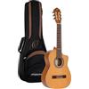 Ortega Guitars Chitarra Concerto Requinto Series - corpo profondo - include Gig Bag - cedro massello / sapele (RQ39)